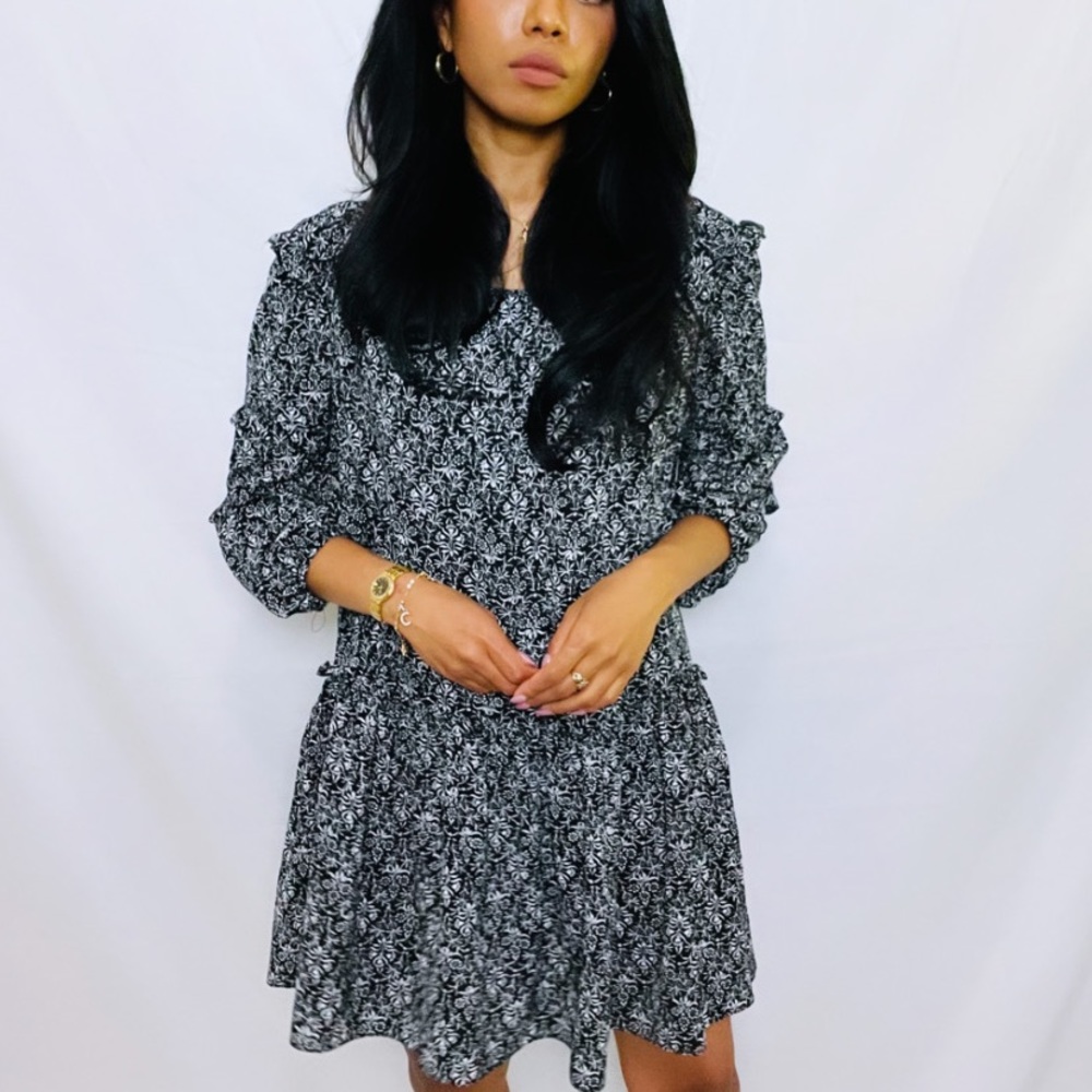 Max Studio | 1 Tier Cottagecore Peasant Mini Dress - Picture 13 of 14